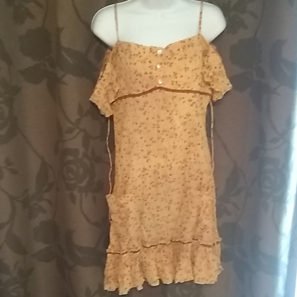 Light brown summer dress